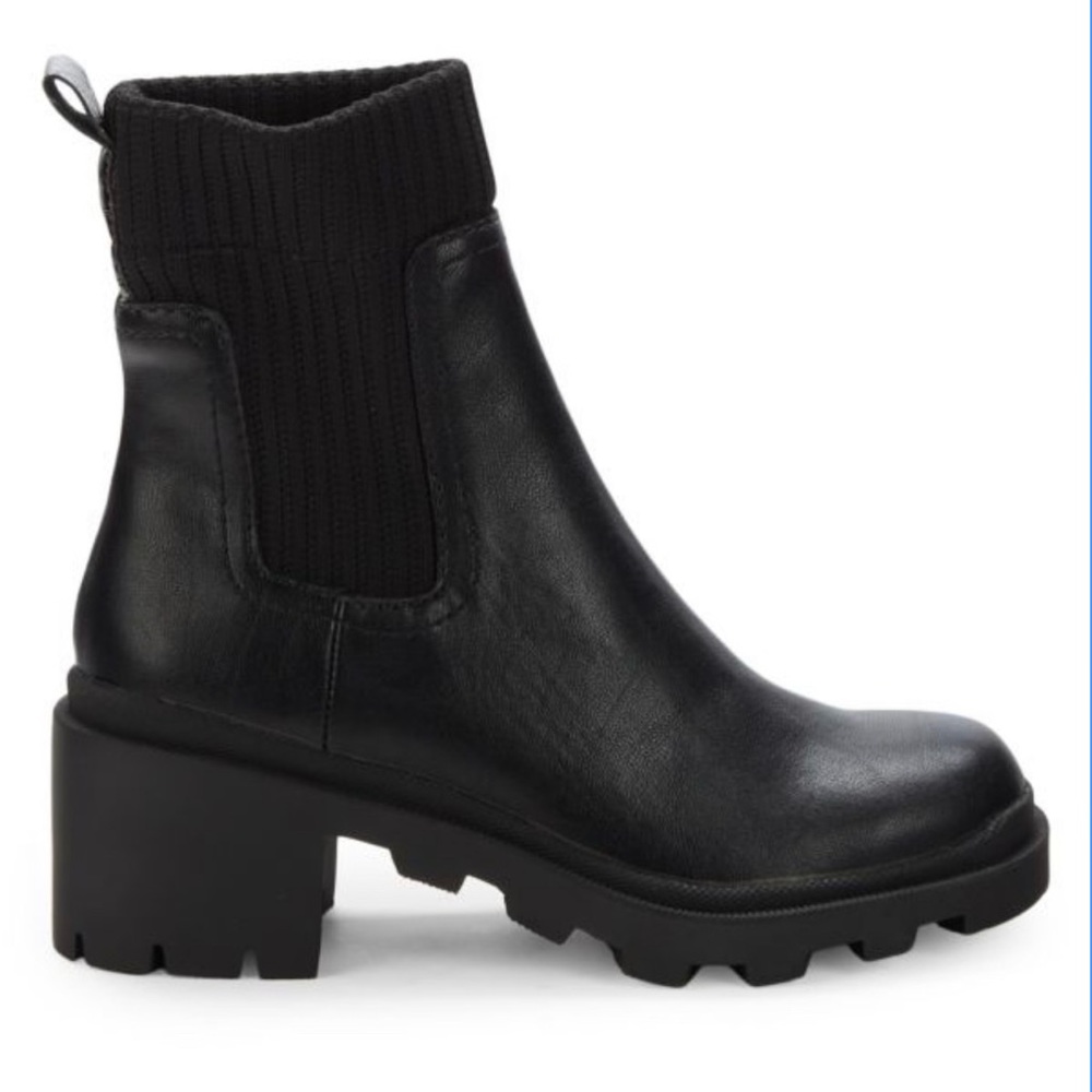 NIB Steven by Steve Madden Darla Sock Booties Black